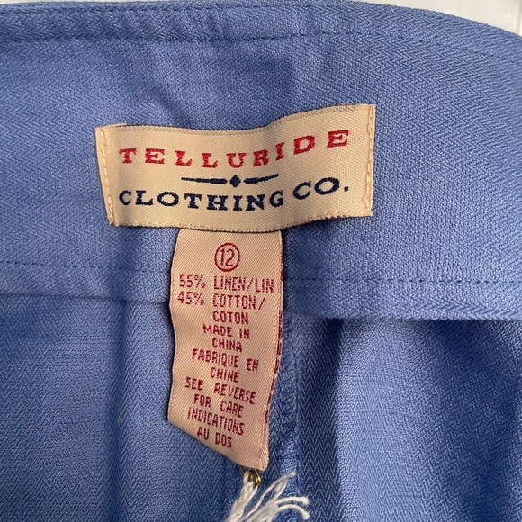 NWT linen cotton blend blue skirt maxi long - Picture 3 of 5